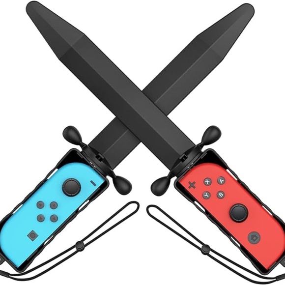 New Pair Sword Grip for Nintendo Switch Video Game Sports - Picture 3 of 5